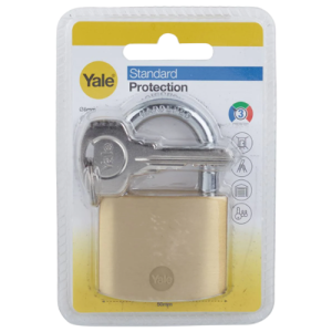 Yale Brass Padlock 50mm Y110B-50-126-1