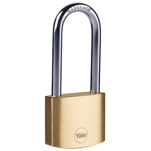 Yale Long Shackle Brass Padlocks 40mm Y110B-40-152-1