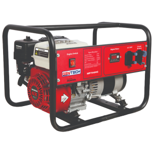 Gentech Powered by Honda Petrol Generator 7.0kVA, Recoil HP7000C