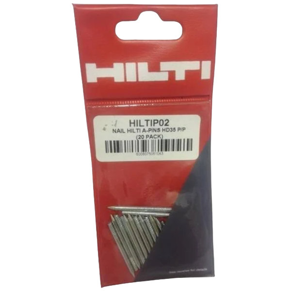 Hilti A-Pin Nails HD35 35mm, Pack of 20