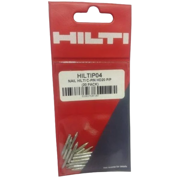 Hilti C-Pin Nails HD20 20mm, Pack of 20