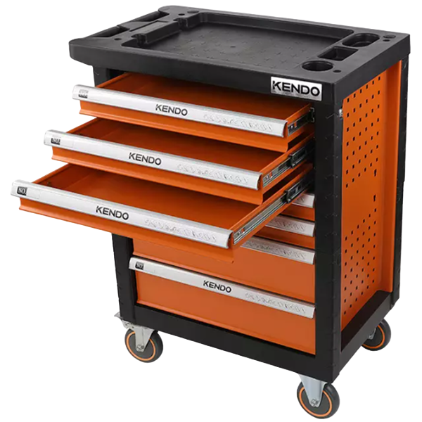 Kendo Empty 7 Drawers Tool Trolley 90338