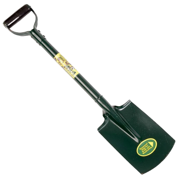 Lasher Camper Spade 4x4 with Steel Handle, 520mm FG00556