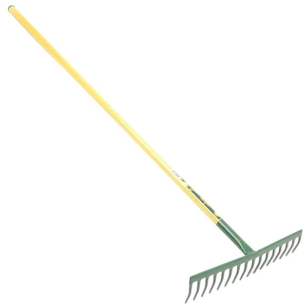 Lasher Heavy Duty All Steel Garden Rake, 16 Tooth FG00015