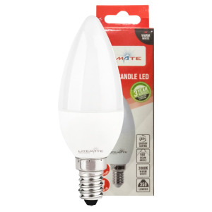 Litemate E14 Candle Led Lamp, 4 Watt