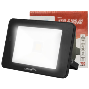 Litemate Led Floodlight with Day and Night Sensor, 10 Watt