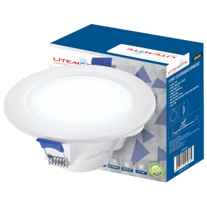 Litemate LED Integrated Downlight, 10 Watt 6500K Cool White