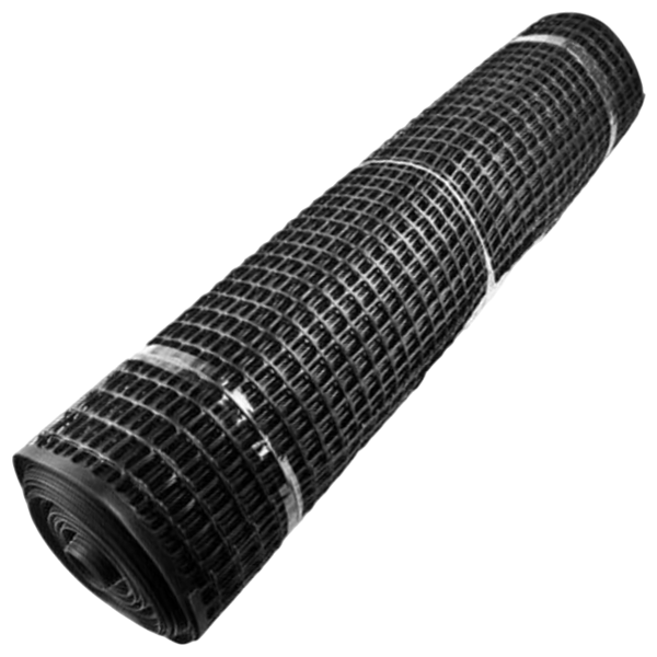 Mts Black Plastic Netting 30mm x 30mm Blocks, 1m x 25m