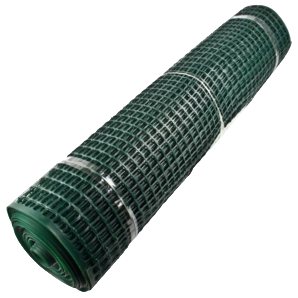 Mts Green Plastic Netting 30mm x 30mm Blocks, 1m x 25m