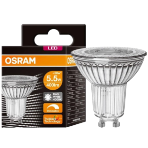 Osram LED Dimmable Downlight GU10 PAR16 5.5W, Cool White