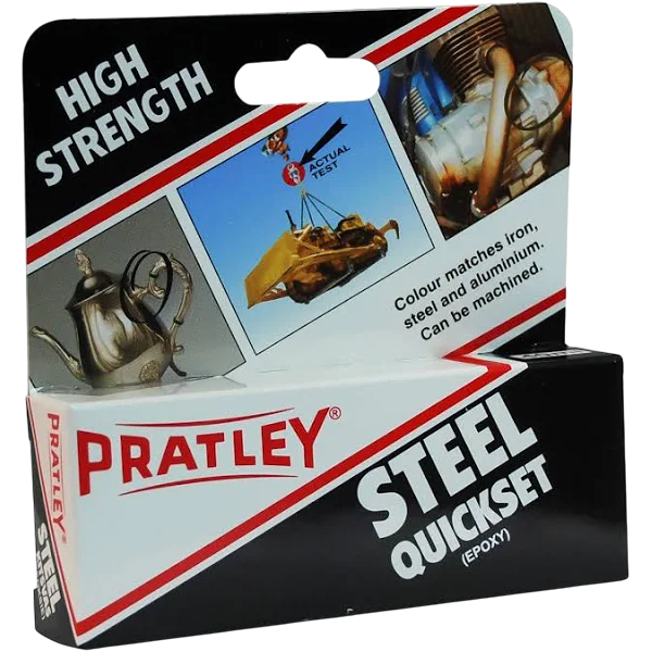 Pratley Steel Quickset Glue 36ml