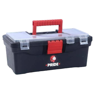 Pride Plastic Tool Box 32cm, Black