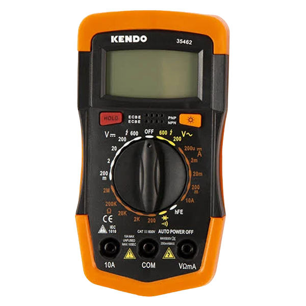 Kendo Multimeter Voltage and Amperage Tester 35462