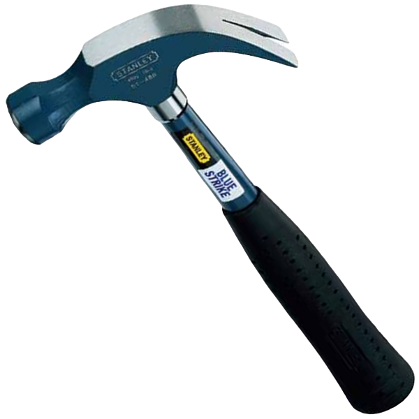 Stanley Blue Strike Tubular Claw Hammer 450g 51-488