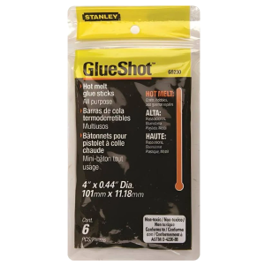 Stanley Glue Sticks 12mm x 100mm GS230, Pack of 6