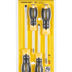 Stanley Screwdriver Set Cusion Grip 4 Piece, STHT16169-0