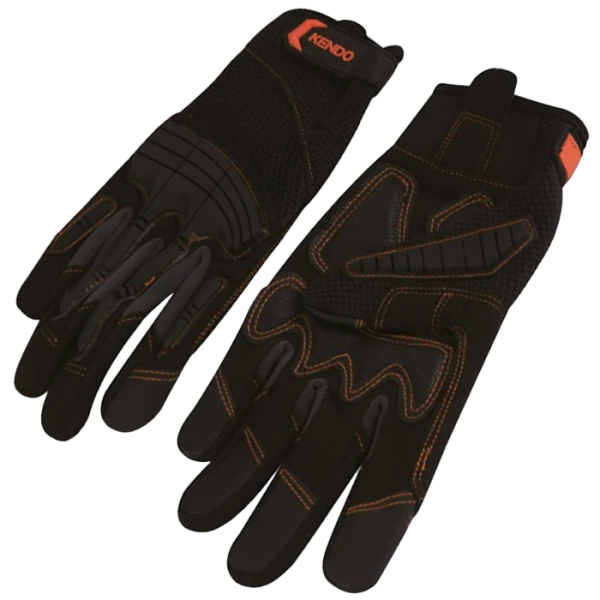 Kendo Durable Synthetic Leather Padding Gloves, Large per Pair