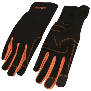 Kendo Nubuck Leather Palm Gloves, Large per Pair