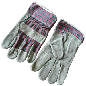 Matsafe Candy Stripe Chrome Leather Gloves 50mm Cuff, per Pair