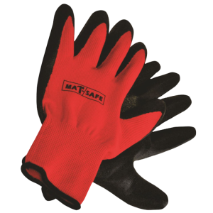 Matsafe Red and Black Ninja Foam Gloves per Pair